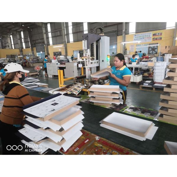 High Accuracy Semi Automatic Rigid Box Making Machine For Shoe Storage