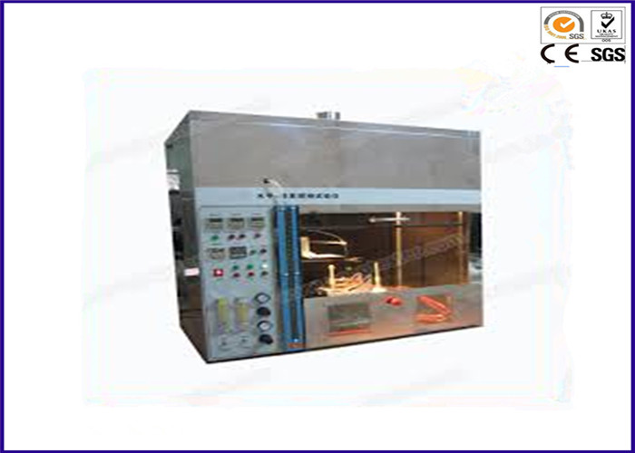Plastic Horizontal Flammability Tester Burning Rate Test Apparatus With Angle Adjustable