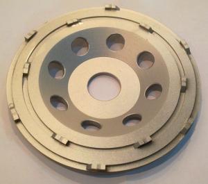 China PCD Segment 115MM 125MM Diamond Cup Wheel Concrete Surface Grinding Wheel factory