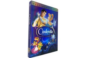 China Cinderella DVD (2 Disc) Best Seller Classic Popular Cartoon Movie Animation DVD For Kids Family factory