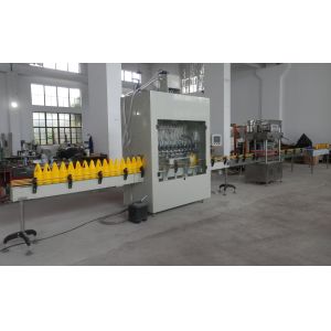 Automatic Linear Straight Bleach Thinner Bottle Filling Capping Labeling Packing