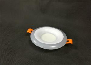 China 3W + 3W Cambered LED Downlights Recessed Round Two Color Frosted PS Surface on sale