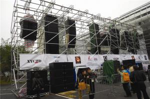 China Waterproof Aluminum Speaker Truss Stand Welding Outdoor Vocal concert Celebration factory