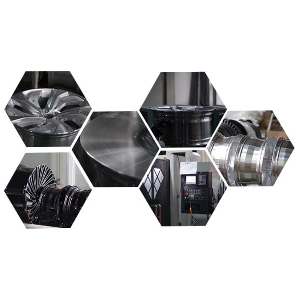 Brushed Gold Racing Forged Wheels ET45 22 Inch Aluminum Rims