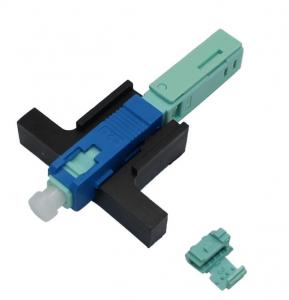 China LAN Sc Quick Assembly Connector , Sc Single Mode Fiber Connectors Pre Embedded factory