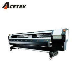 China Konica 512 30pl Digital Solvent Printer , Outdoor Vinyl Banner Printing Machine factory