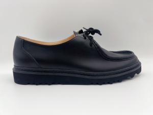 China Custom Black Flat Shoes Womens Waterproof Non Slip Work Shoes factory