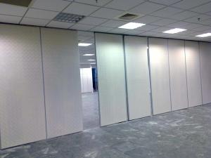 China Aluminum Sound Proofing Folding Partition Walls , Movable Sliding Office Doors factory