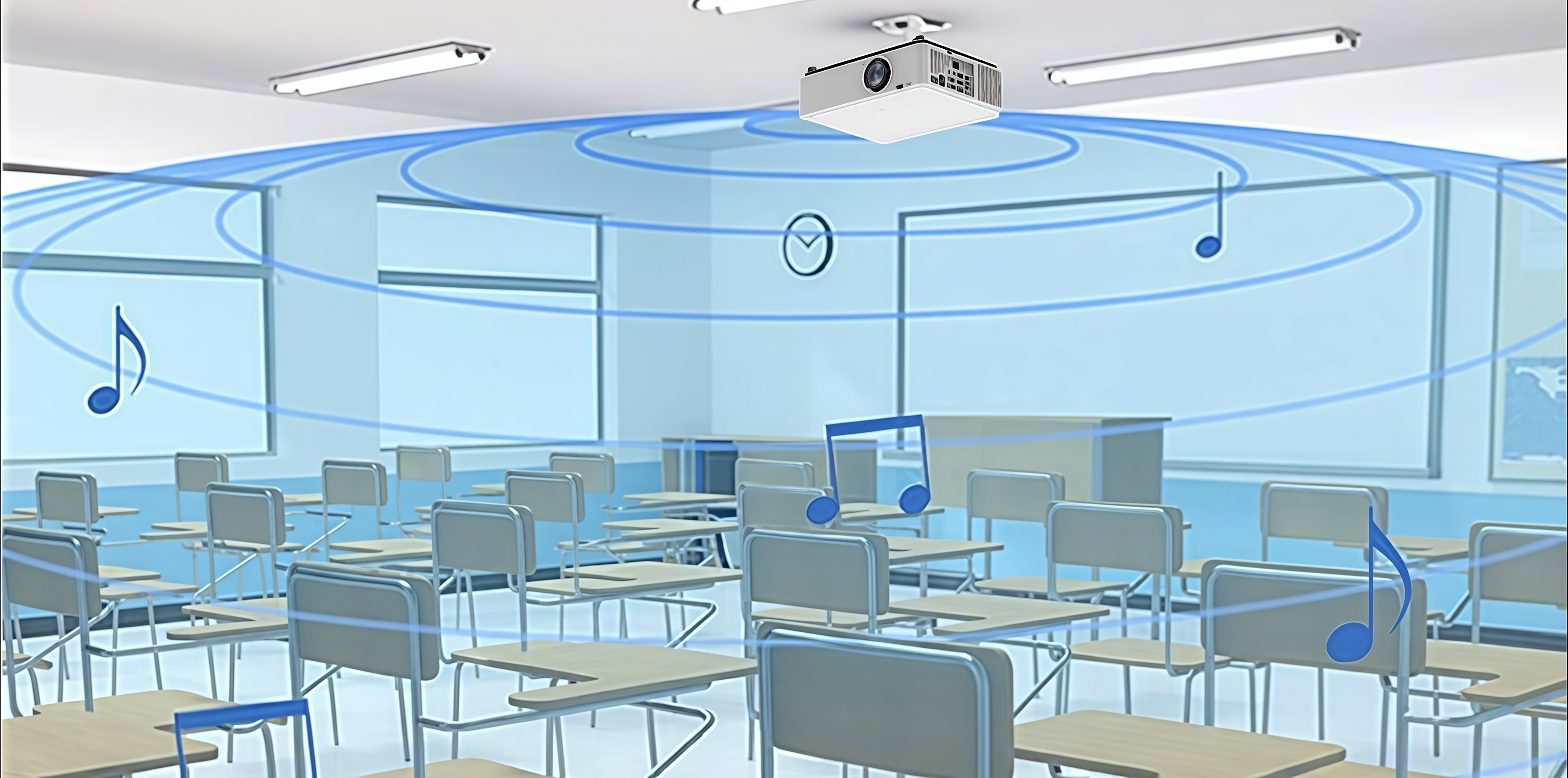 High Brightness 8500 Lumen DLP Laser Projector with WUXGA for Auditoriums Projection