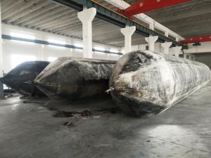 China 6 Layers Marine Rubber Airbag Boat Lift Float Bags For Indonesian Shipyards factory
