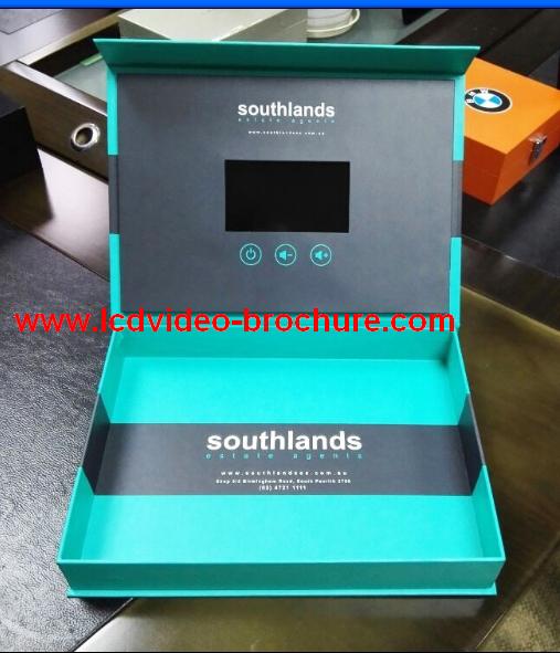 10.1/7" TFT Lcd Video Business cards with Touch screen , USB charger