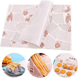 China Waterproof Food Wax Paper Sheets , Picnic Greaseproof Wax Paper For Food factory