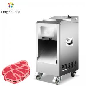 China Automatic Commercial Meat Cutter Machine Meat Fresh Chicken Breast Slicer 200kg/h factory