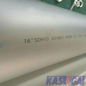 China Super Duplex 50mm Stainless Steel Pipe Corrosion Resistant ASTM A928 S31803 EFW factory