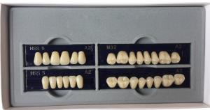 China Dentistry Dental Acrylic Resin Teeth A2 A3.5 Dental Acrylic Polymer False Teeth on sale