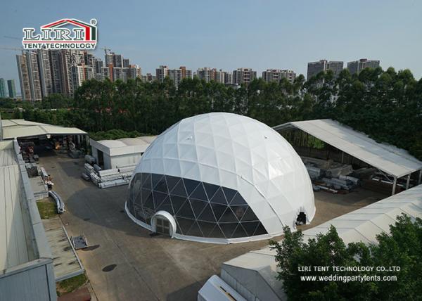 China Half Sphere Outdoor Event Tents with High Reinforced Aluminum 6061/T6 Frame factory