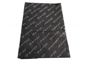China Black Bulk Tissue Paper ,Convenient Flower Wrapping Paper With Logo Printed factory