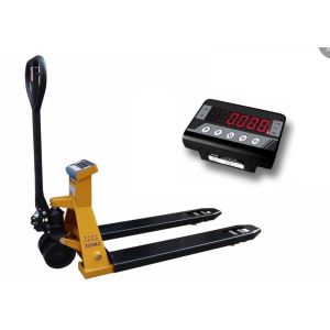 China Hydraulic Pallet Weighing Scales LED LCD Display 2000kg 550*1150 Panel Size on sale