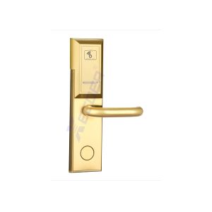 Buy cheap Xeeder Gold Hotel Door Locks L1102JS Optional ANSI / EURO Mortise from wholesalers