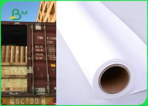 China 36 Inch × 150m 80gsm Plotter Paper Roll For Canon Printer Good Print Performance factory