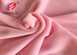 China 95% Polyester 5% Spandex Velvet Fabric Plain Dyed For Baby Clothes Super Soft factory