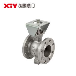 China ANSI CLASS 150-900 Nominal Pressure Pneumatic Actuated Fixed Ball Valve for Household factory
