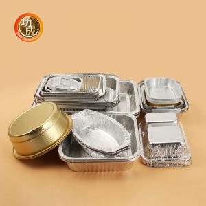 China OEM	Customize Packing Boxes with Foil Lid Disposable Aluminum Pans on sale
