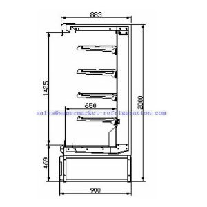 Plug-in Multideck Display Showcase - NEW YORK