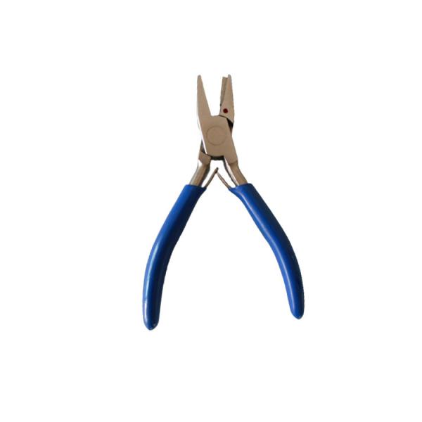Blue 6mm Plastic Coil Binding Wire Crimping Pliers For Notebook