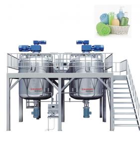 China Liquid Chemical Gel Mixer Equipment Liquid Soap Making Machine Hand Sanitizer MixingTank Blending Machine factory