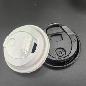China Wholesale White Black Take Away Disposable Coffee Cup Cover Blister PS PP PET Cup Lid on sale