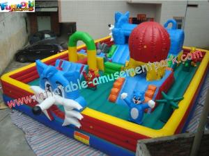 China Custom Inflatable Amusement Park , Giant Inflatable Toys For Kids Play factory