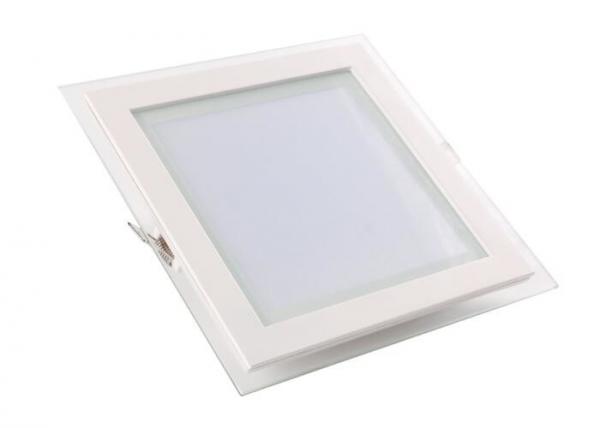 China Glass Ceiling Mounted Led Flat Panel Light , 80ra 0.9pfc White Ceiling Lights  factory
