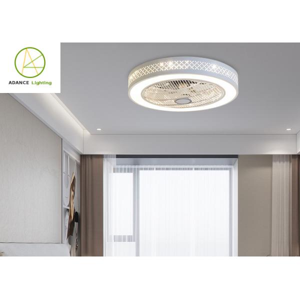 China 43cm Blade Modern Ceiling Fan Lights AC220V Remote Control factory