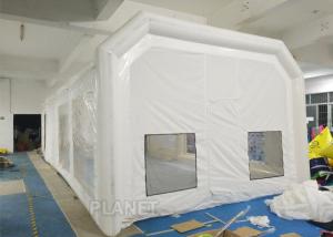 China Airtight Portable Paint Booth Tent 0.6 Mm PVC Tarpaulin Easy Installation factory