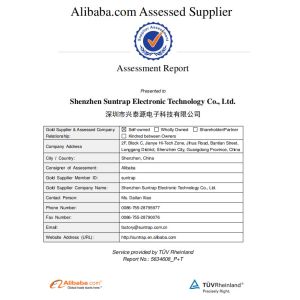Shenzhen Suntrap Electronic Technology Co., Ltd. Certifications