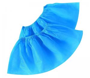 China Anti Slip Disposable Shoes Cover color Blue pink Nonwoven Fabric For Hospital Clinic size customized factory