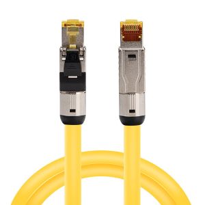 RJ45 Network Modular Plugs Cat8 Shielded Connectors 8P8C High Speed 40 Gbps