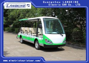 China Green / White Electric Shuttle Car / 7.5KM Motor 72V 14 Seater Electric Golf Carts For Park on sale