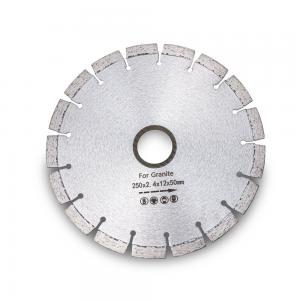 China D105-D3500 mm Silver/Black Diamond Tools Granite Saw Blades for Different Diameters factory