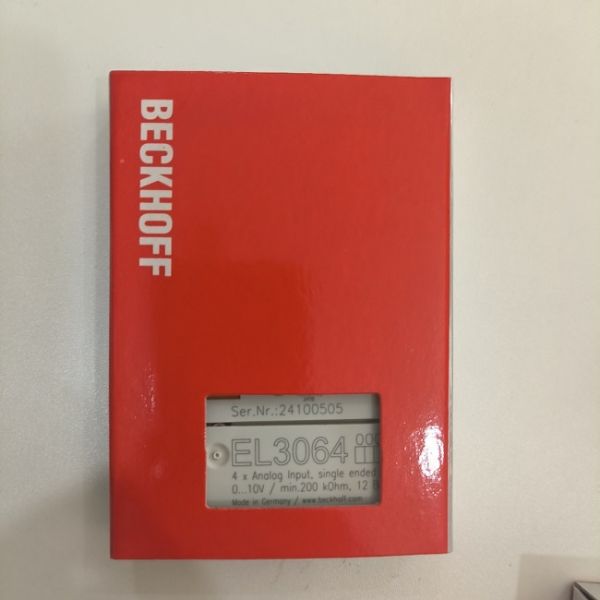 EL3064 Beckhoff EtherCAT High-performance, 4-channel Analog Voltage Input Module