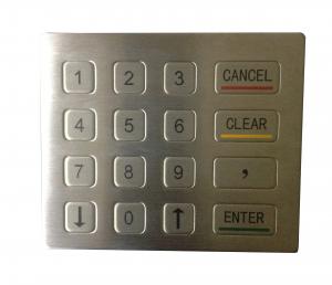 China USB industrial phone keypad with flat layout and 16 color keys factory
