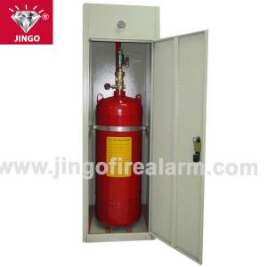 China Fire gas extinguisher cabinet FM200 extinguishing systems 120kg factory