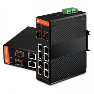 China Gigabit Ethernet PoE Switch Unmanaged 8x10/100Base-TX + 2x1000Base-FX SFP / 8xPoE factory