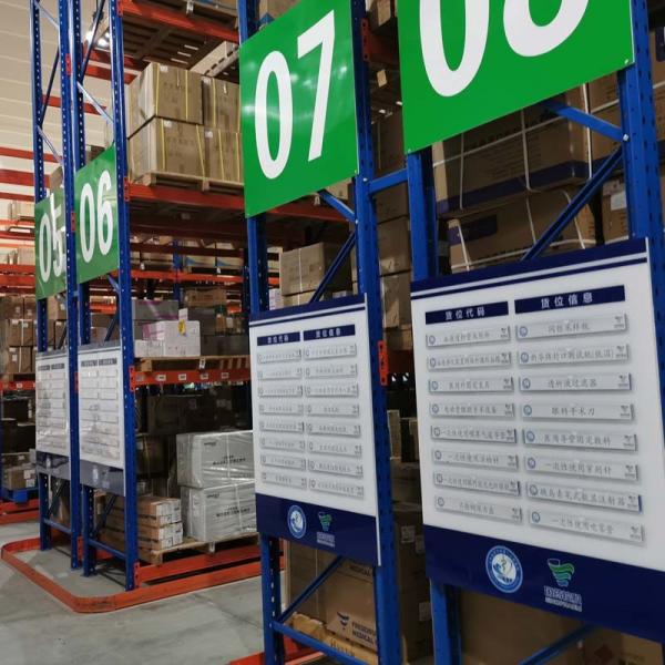 Steel Customizable VNA Very Narrow Aisle Racking For Narrow Aisle Pallet Shelf In Metal Material