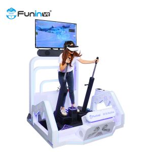 9D Vr Skiing Simulator Standing Flight Virtual Roller Coaster Simulator
