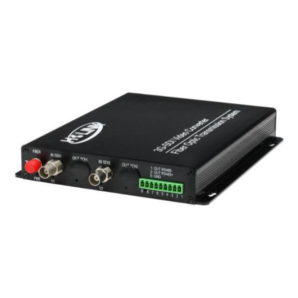 1 Channel Forward 3G-SDI to Fiber Video Converter Audio with Reverse Data 485/232/422