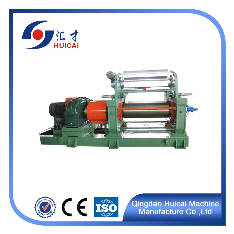 Hard-tooth Surface Gear Reducer Two Roll Mixer Rubber Mill for Consistent Blending