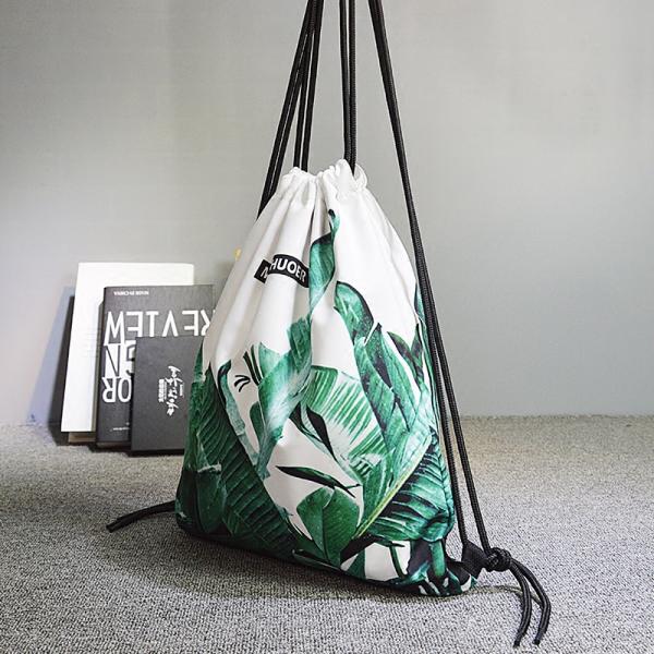 Waterproof Drawstring BackPack Bags With Full Color Printed