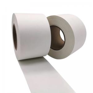 China Recyclable Water Activated Brown Kraft Paper Tape White Gummed Paper Tape Non Reinforced on sale